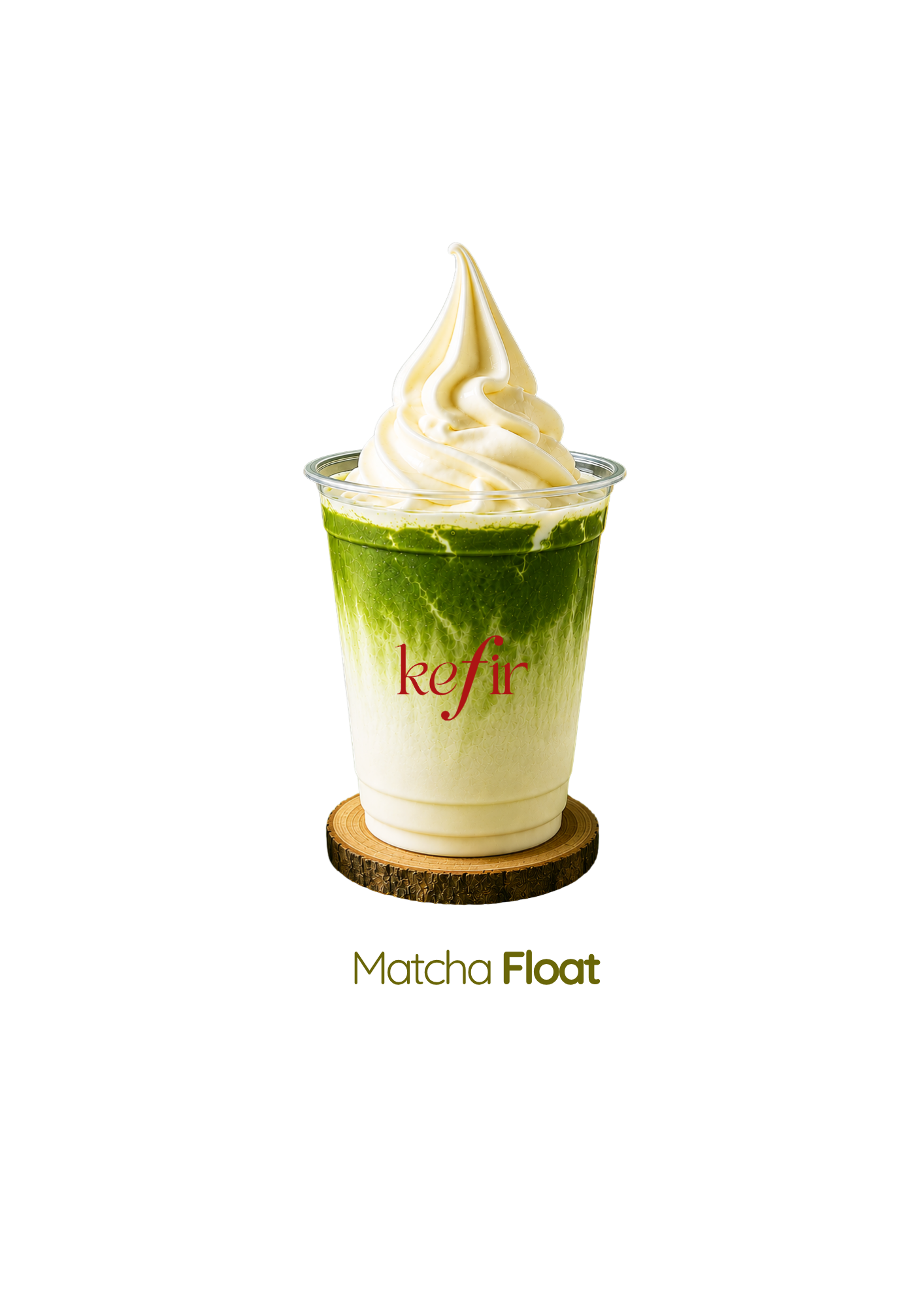 Matcha Float — original Kefir product artwork